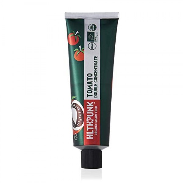 HLTHPUNK Organic Tomato Paste Tube | Double Concentrated | Premi...