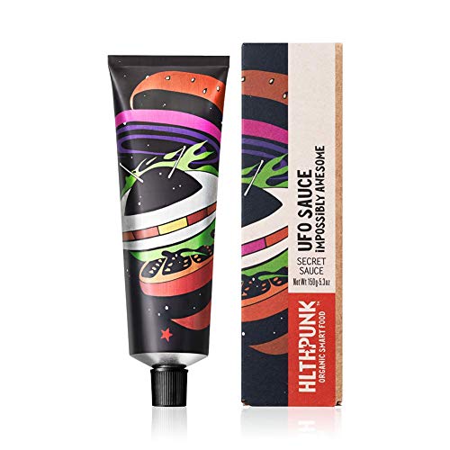 Hlthpunk Ufo Organic Secret Sauce | Vegan Burger Sauce | Contain