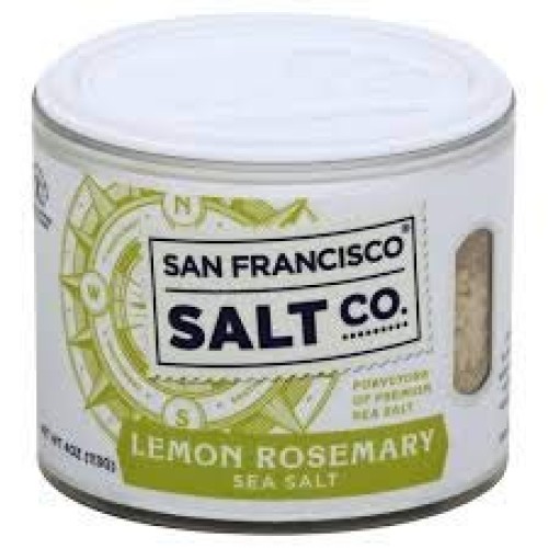 Gourmet Seasoned Sea Salt In Lemon Rosemary Flavor 2 -4 Oz. Shakers