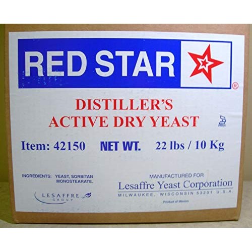 Distillers Yeast 22Lb Brick Red Star Dady