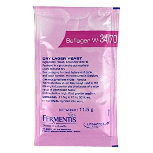 5X Fermentis Saflager W34/70 Beer Yeast Lager And Pilsner Ales 1