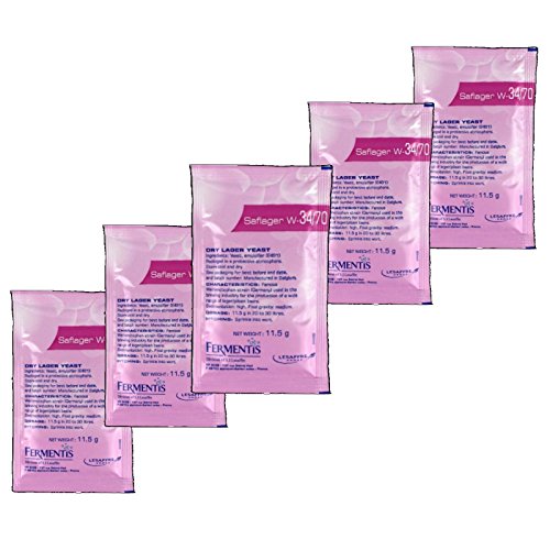 5X Fermentis Saflager W34/70 Beer Yeast Lager And Pilsner Ales 1