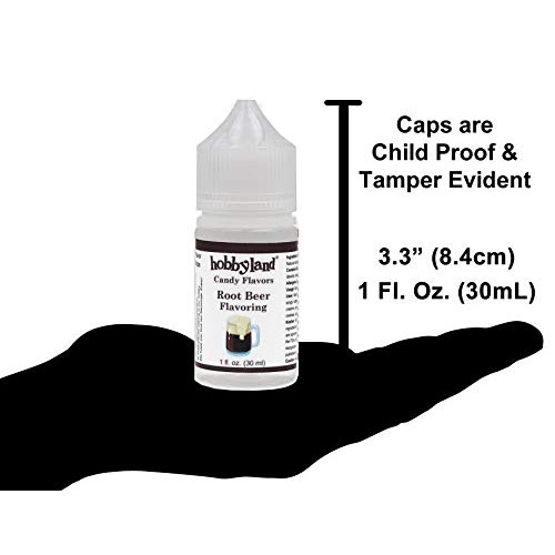 Hobbyland Candy Flavors Root Beer Flavoring, 1 Fl Oz, Root Bee
