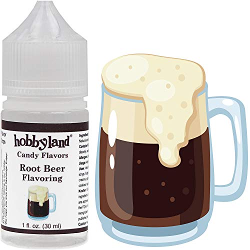 Hobbyland Candy Flavors Root Beer Flavoring, 1 Fl Oz, Root Bee