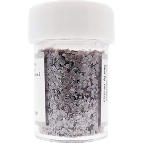 Hobbyland Edible Sprinkles Metallic Silver Edible Glitter Flake