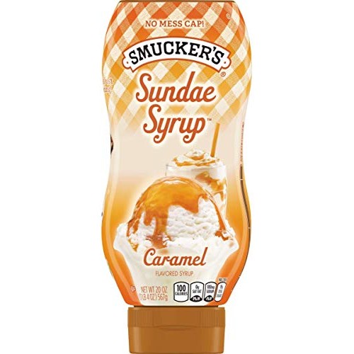 Smuckers Sundae Syrup Caramel, Butterscotch & Chocolate Ice Crea...