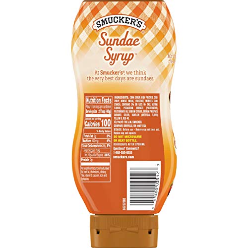 Smuckers Sundae Syrup Caramel, Butterscotch & Chocolate Ice Crea...