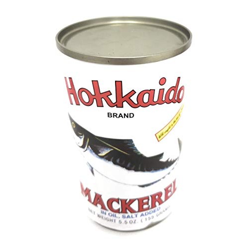 Hokkaido Mackerel In Oil 5.5Oz, 6 Pack