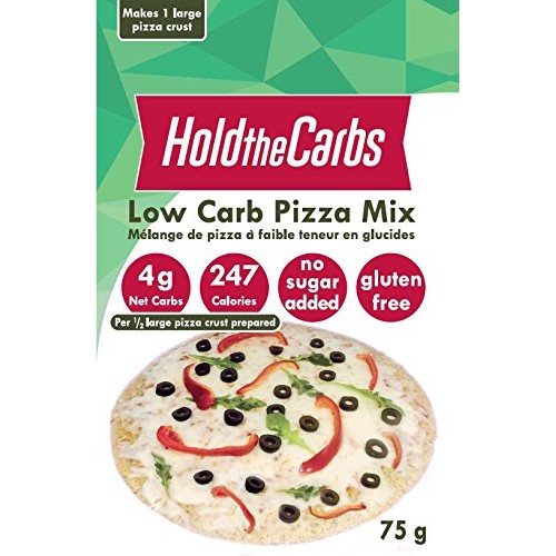 Low Carb Pizza Crust Mix, Very Low Calorie, Gluten Free, No Adde