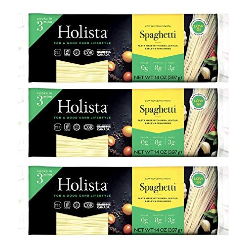 Holista Low Glycemic Spaghetti - 42Oz Box 3 X 14Oz Packs Per Box