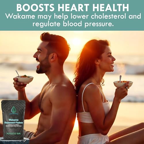 Holistic Bin Dried Wakame Seaweed Flakes | Organic Dry Seaweed f...