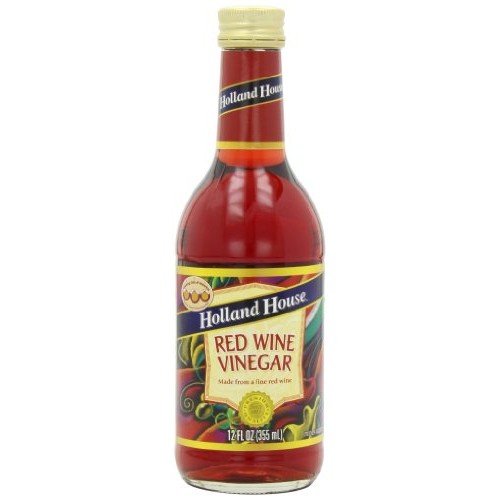 Holland House Vinegar, Red Wine 12 Ounce Pack Of 6