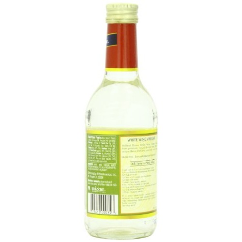 Holland House Vinegar, White Wine, 12 Ounce Pack Of 6