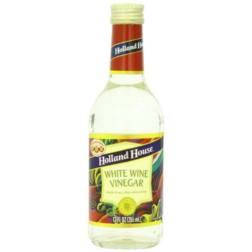 Holland House Vinegar, White Wine, 12 Ounce Pack Of 6