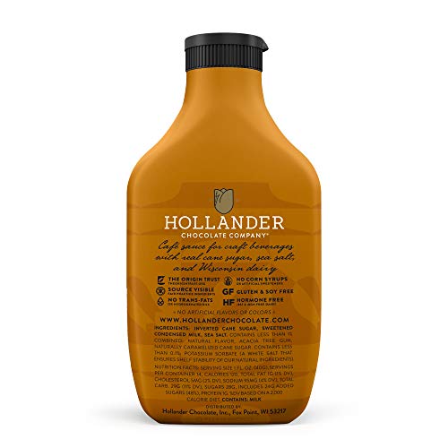 Hollander Caramel Café Sauce | Gluten Free, Gmo Free, Rainforest