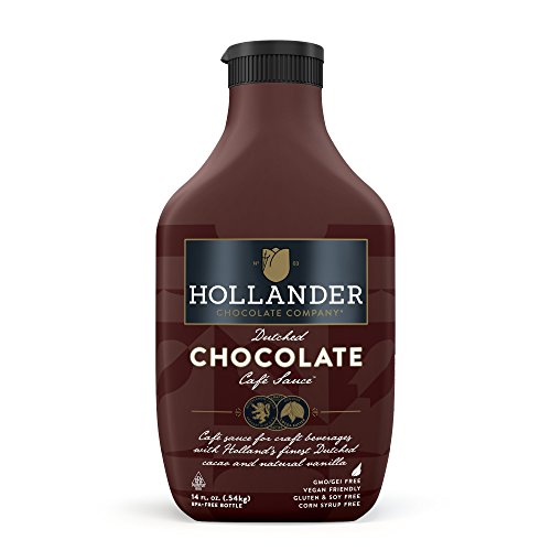 Hollander Dutched Chocolate Café Sauce | 14 fl. Oz. Squeeze Bottle