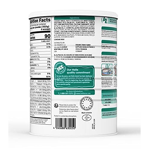 Holle A2 Cow Milk Toddler Drink, 28.2 Oz