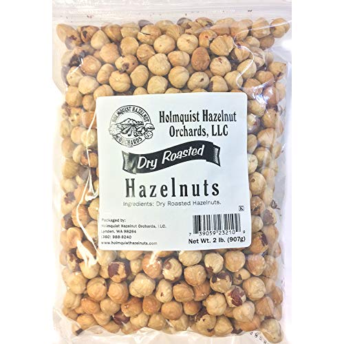 Holmquist Hazelnuts Dry Roasted Hazelnuts | Unsalted | 2 Lb Bag