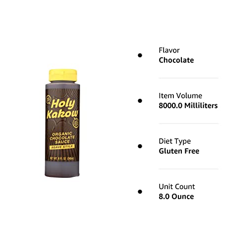 Holy Kakow Organic Chocolate Sauce - Chocolate Syrup, Organic, S...