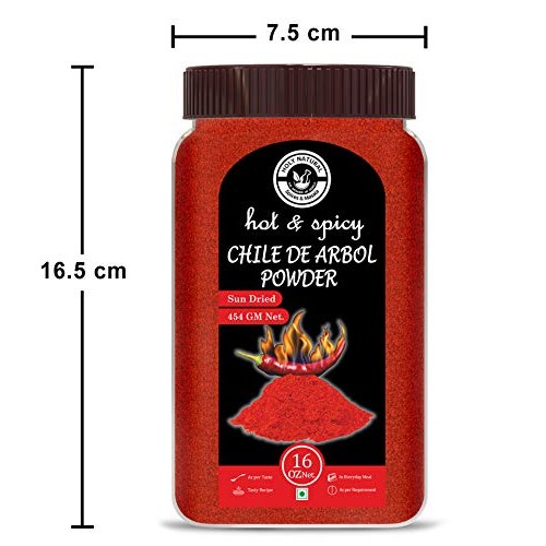 Arbol Powder-16Oz 1Lbs,Chile De Arbol Powder, S17 Chili Powder