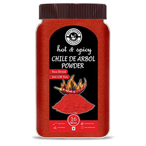 Arbol Powder-16Oz 1Lbs,Chile De Arbol Powder, S17 Chili Powder