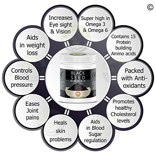 Black Cumin Seed 1Lb 16 Oz, Nigella Sativa Seed, 100% Clean, N