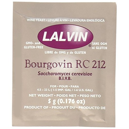 Bourgovin Rc-212 10 Packs Wine Yeast