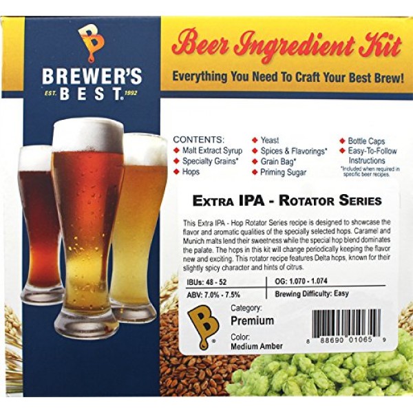 Home Brew Ohio Best Extra IPA-Rotator Series Beer Ingredient Kit