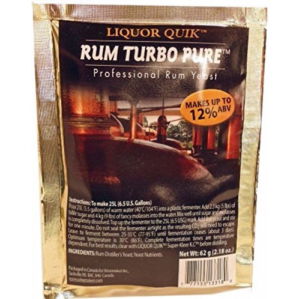 Liquor Quick Rum Turbo Pure Professional Rum Yeast