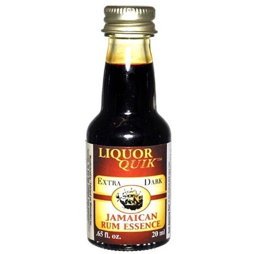 Dark Jamaican Rum Liquor Quik Essence, 20Ml
