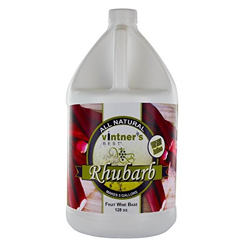 Home Brew Ohio Vintners Best Fruit Wine Base, Rhubarb, 128 Oz.