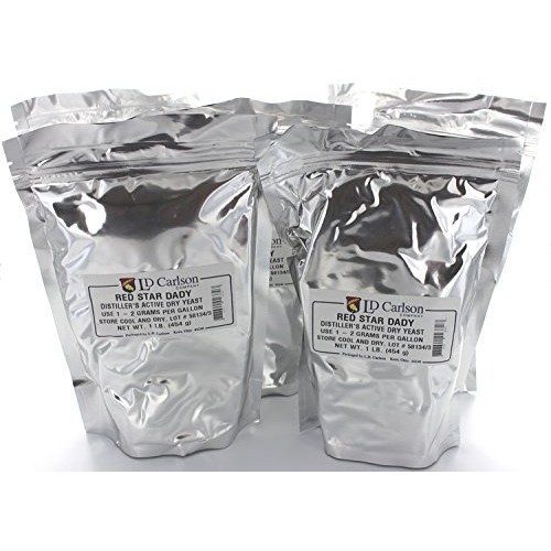 Home Brew Ohio Red Star Dady 1 Lb. Distillers Yeast-5 Pack