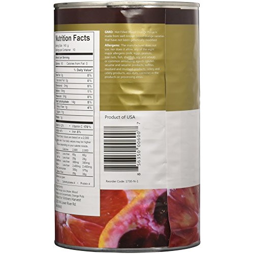 Home Brew Ohio Vintners Harvest Fruit Puree - Blood Orange 49 Oz