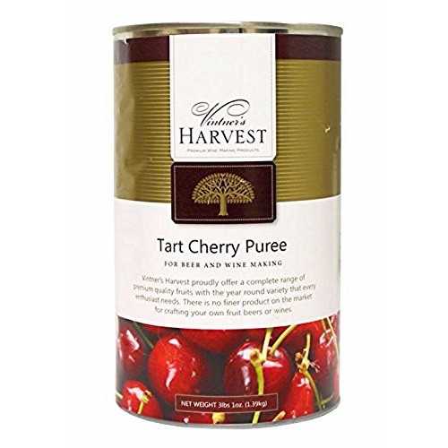 Home Brew Ohio Vintners Harvest Fruit Puree, Tart Cherry, 49 Oz.