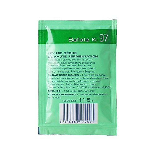Safale K-97 Ale Yeast, 11.5G