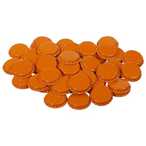 Bottle Caps - Orange 50 Caps