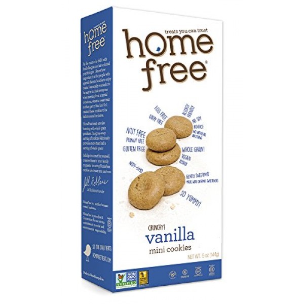 Homefree Treats You Can Trust Gluten Free Mini Cookies, 70% Orga