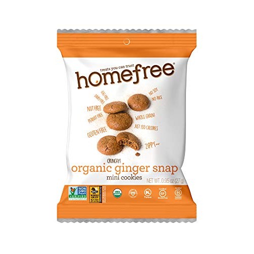 Homefree Treats You Can Trust Gluten Free Organic Ginger Snap Mi