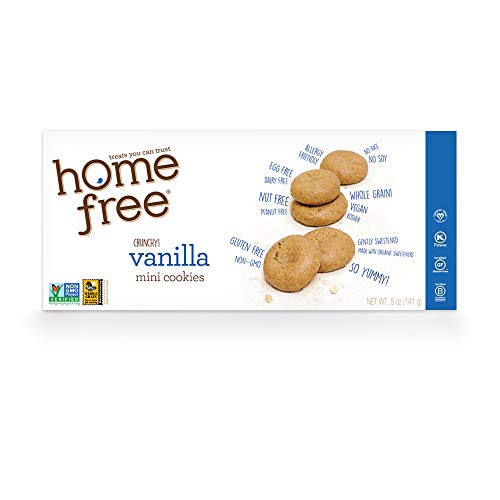 Homefree Treats You Can Trust, Organic, Vanilla Mini Cookies, 5-