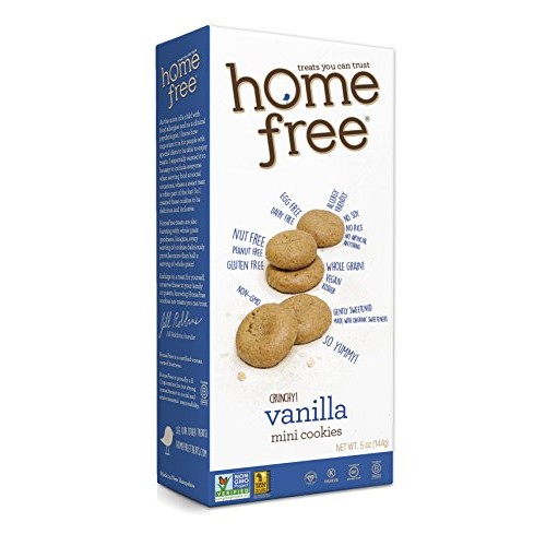 Homefree Treats You Can Trust, Organic, Vanilla Mini Cookies, 5-