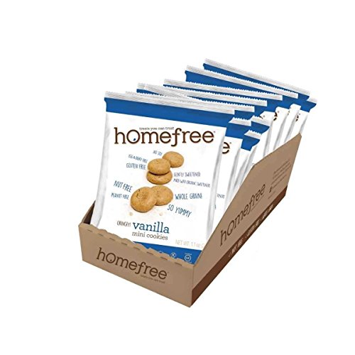 Home Free Organic Gluten Free Vanilla Mini Cookies, 1.1 Ounce -