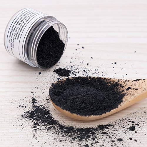 Homehere Black Luster Dust Edible Cake Blackdust, 7G Black