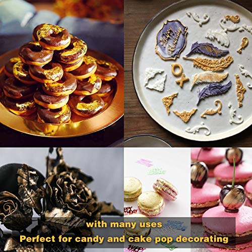 Homehere Gold Luster Dust Edible Cake Gold Dust, 1Oz