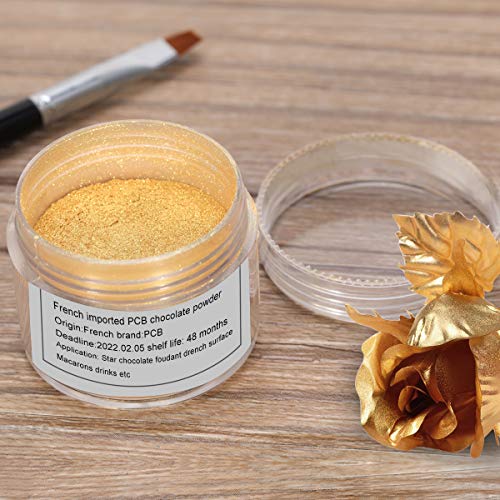 Homehere Gold Luster Dust Edible Cake Gold Dust, Gold, 7 Grams