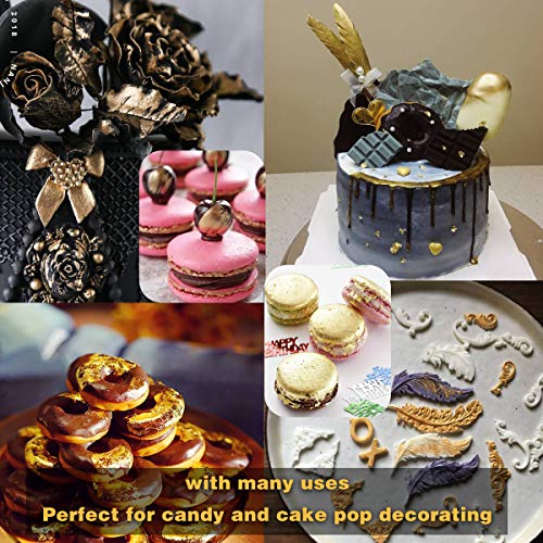 Homehere Gold Luster Dust Edible Cake Gold Dust, Gold, 7 Grams