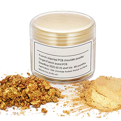 Homehere Gold Luster Dust Edible Cake Gold Dust, Gold, 7 Grams