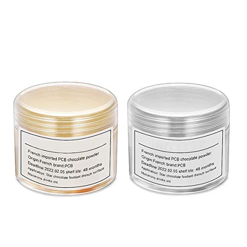 Homehere Gold Luster Dust Edible Cake Silver Dust 14G Gold +