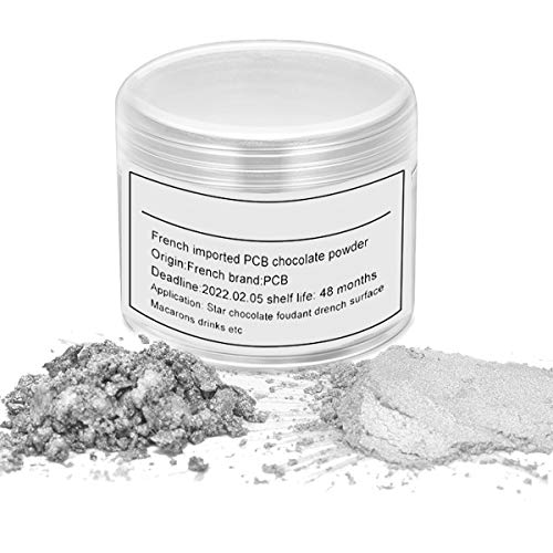 Homehere Silver Luster Dust Edible Cake Silver Dust 7G Silver