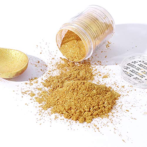 Homehere Super Gold Edible Luster Dust Cake Edible Powder, Edibl