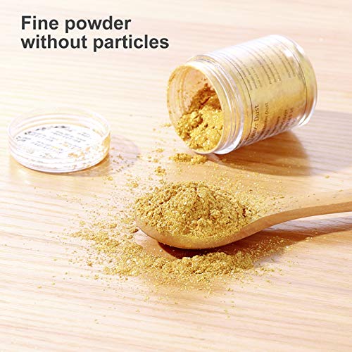 Homehere Super Gold Edible Luster Dust Cake Edible Powder, Edibl